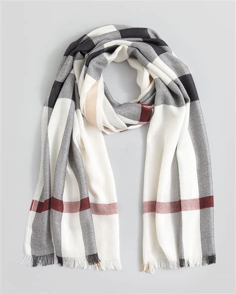 similar to white silk burberry scarf|Burberry silk scarf price.